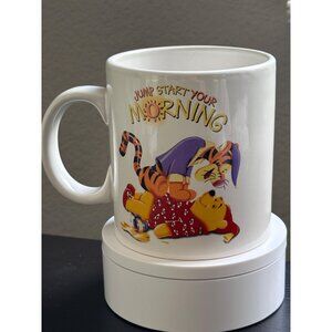 Jump Start Your Morning Disney's Tigger and Pooh 2001 Mug. New! | Vintage Winnie
